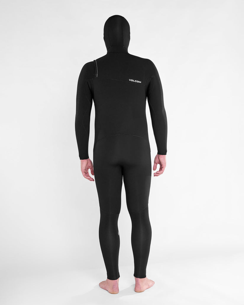 Modulator 4/3Mm Hooded Chest Zip Wetsuit - Black