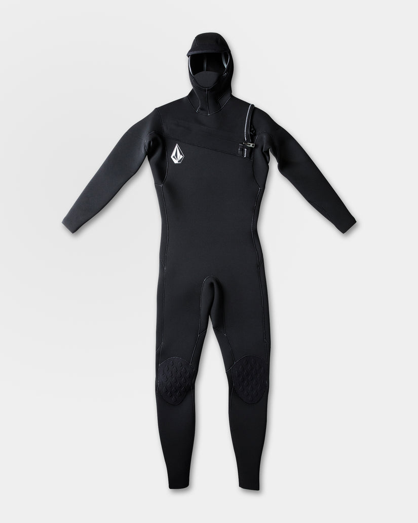 Modulator 5/4/3Mm Hooded Chest Zip Wetsuit - Black