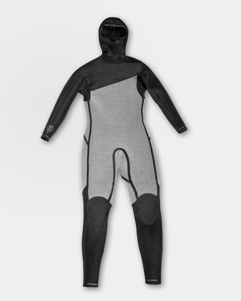 Modulator 5/4/3Mm Hooded Chest Zip Wetsuit - Black