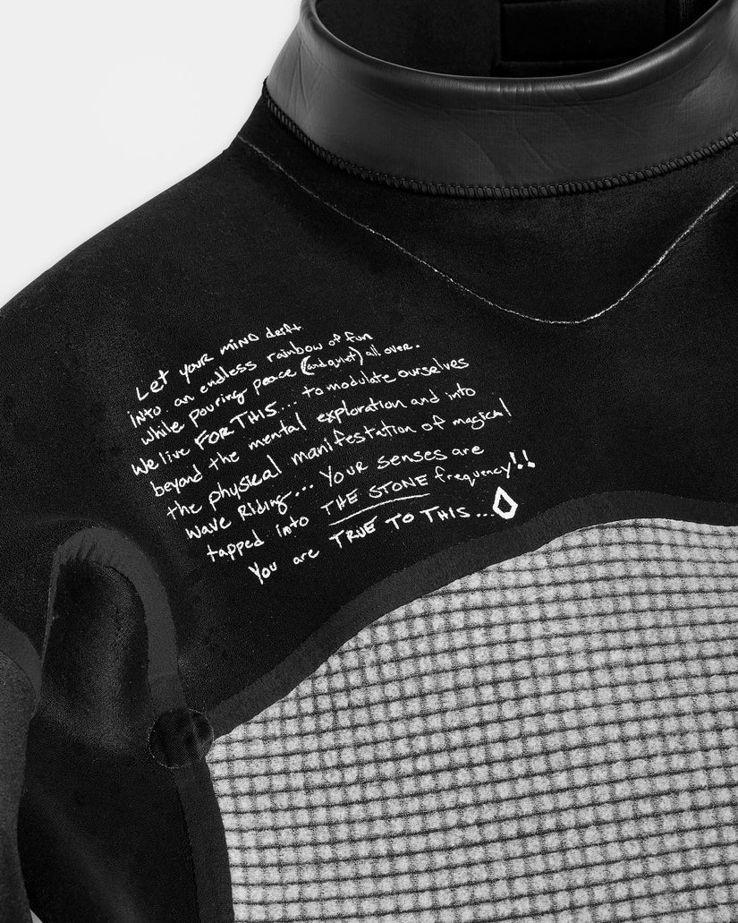 Modulator 3/2Mm Long Sleeve Back Zip Full Wetsuit - Black