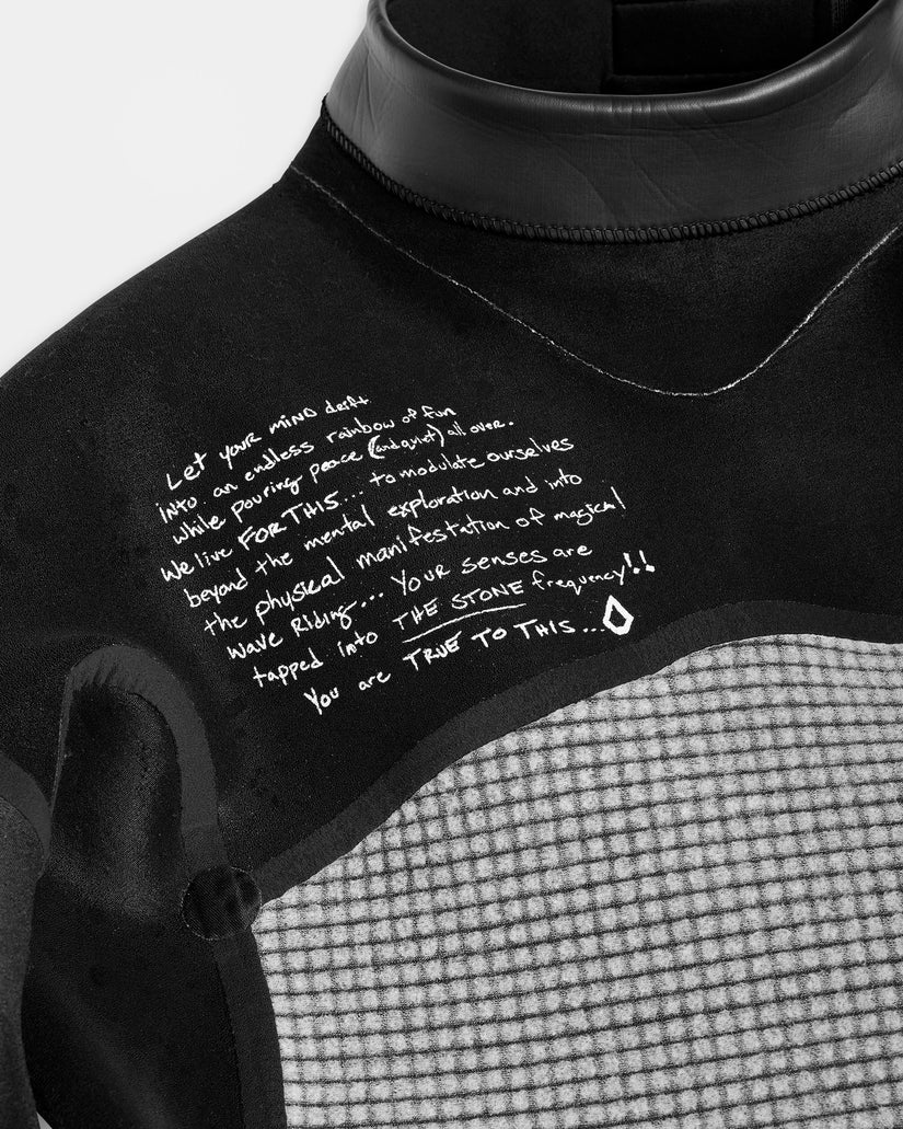 Modulator 3/2Mm Long Sleeve Back Zip Full Wetsuit - Black