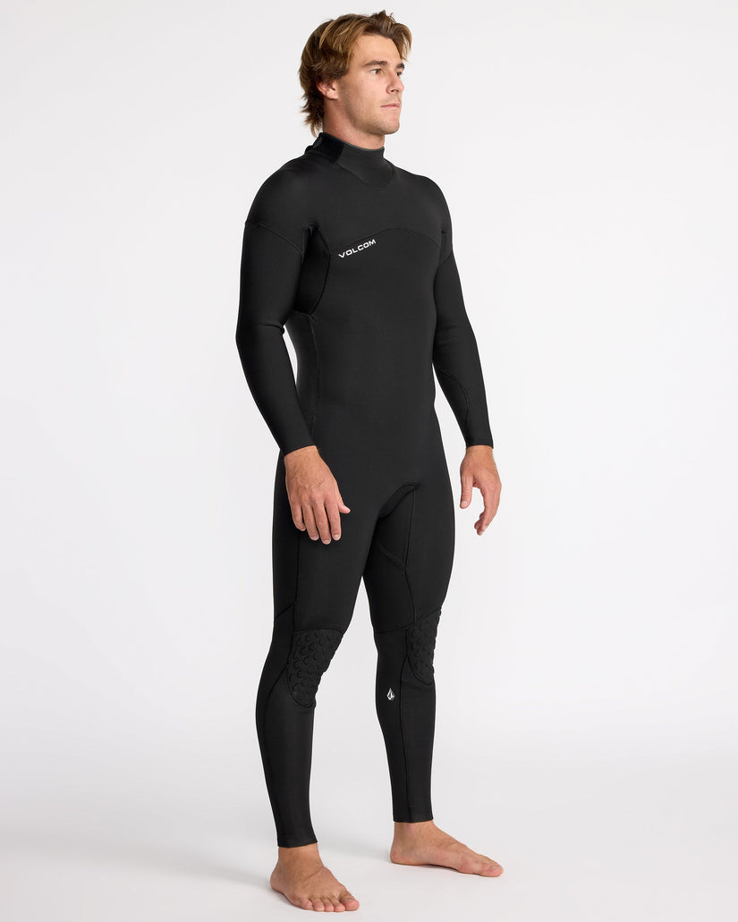 Modulator 3/2Mm Long Sleeve Back Zip Full Wetsuit - Black