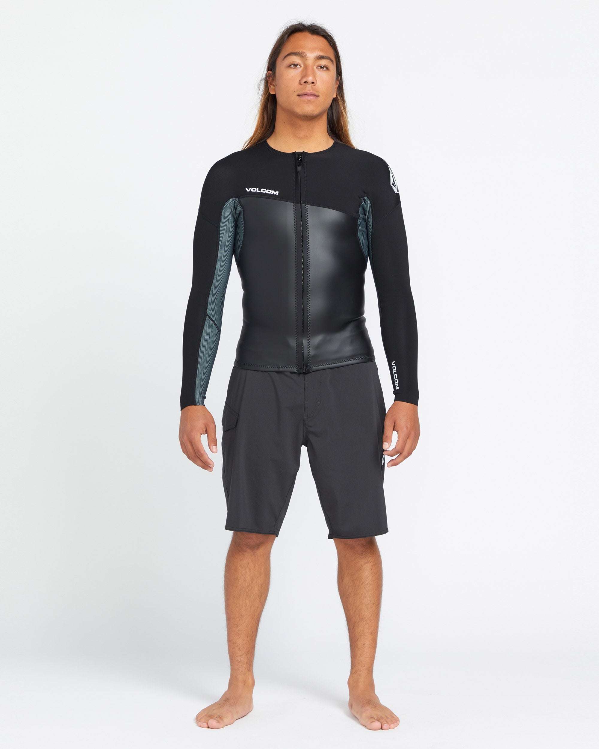 1.5Mm Front Zip Neoprene Jacket - BLACK - Men - Volcom UK – Volcom