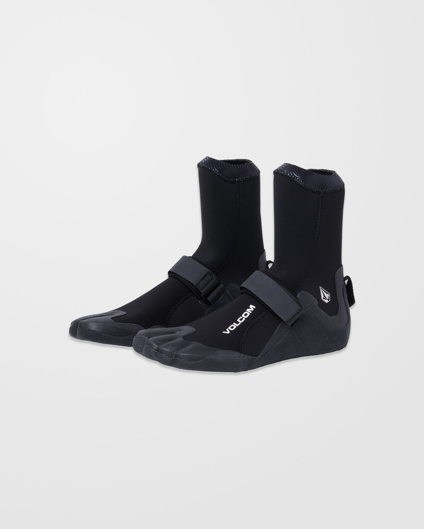 3Mm Split Toe Booties - Black