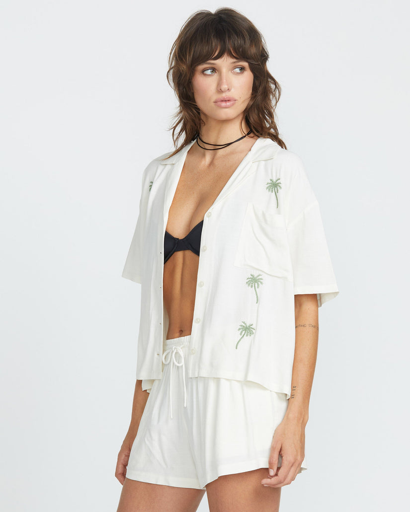 Sun Stunner Shirt - BONE