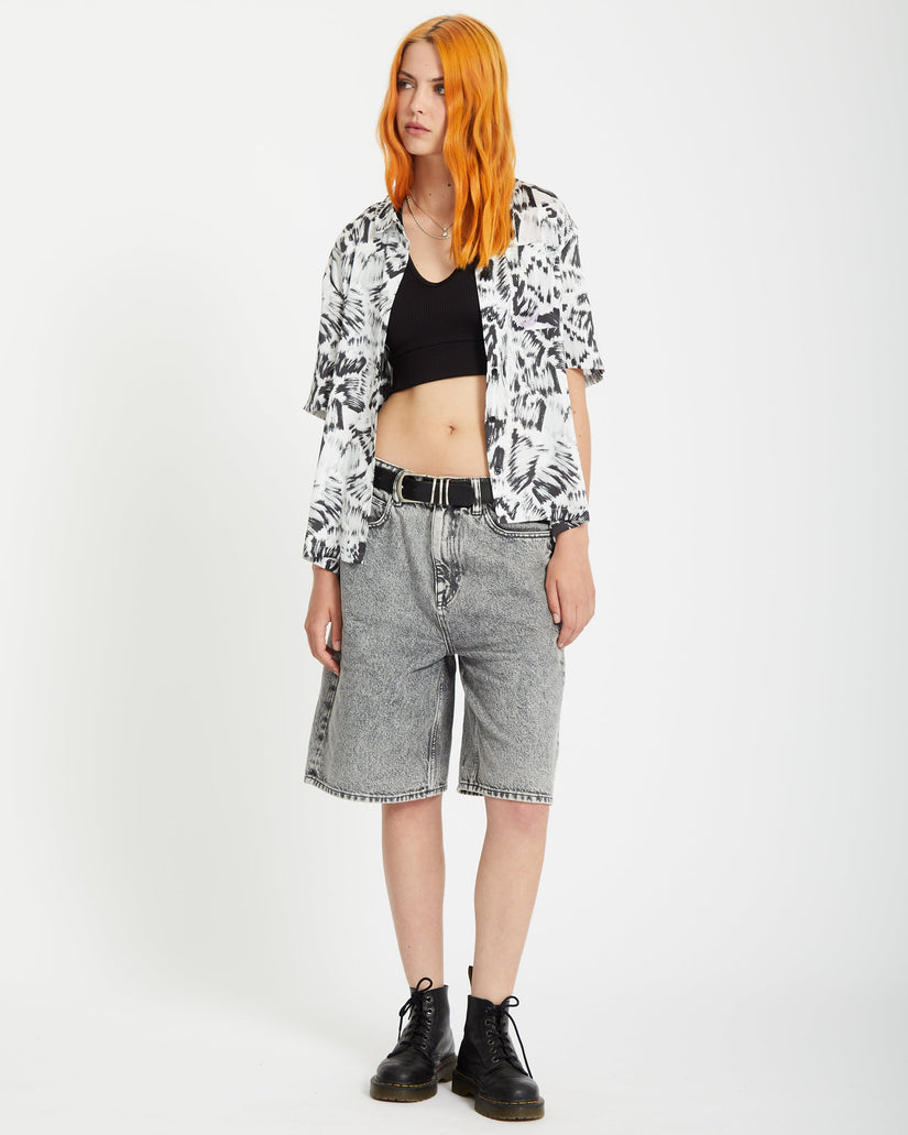 Alix Shirt - BLACK WHITE