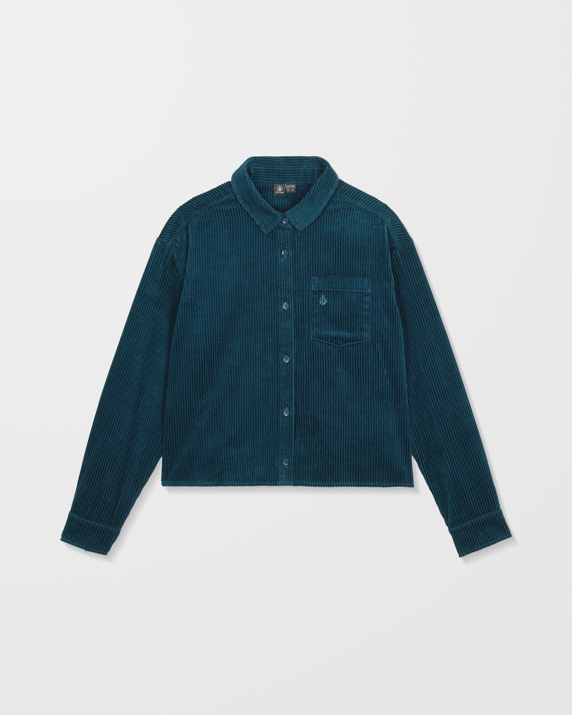 Weellow Corduroy Shirt - Emerald Green
