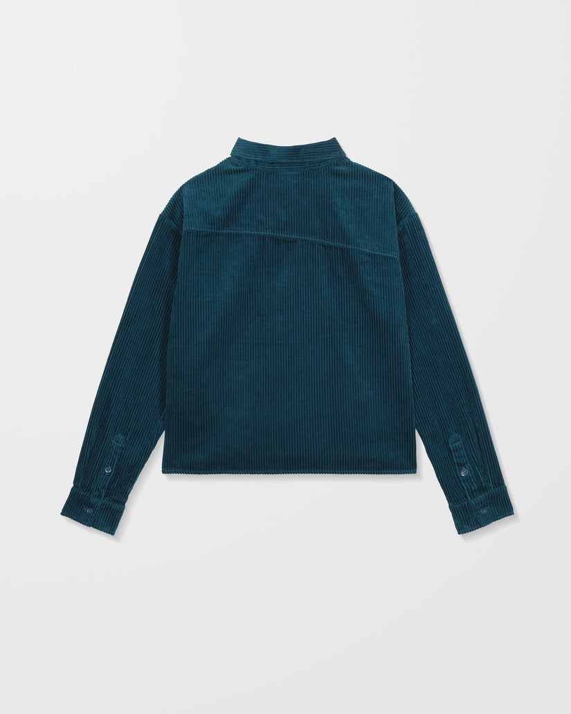 Weellow Corduroy Shirt - Emerald Green