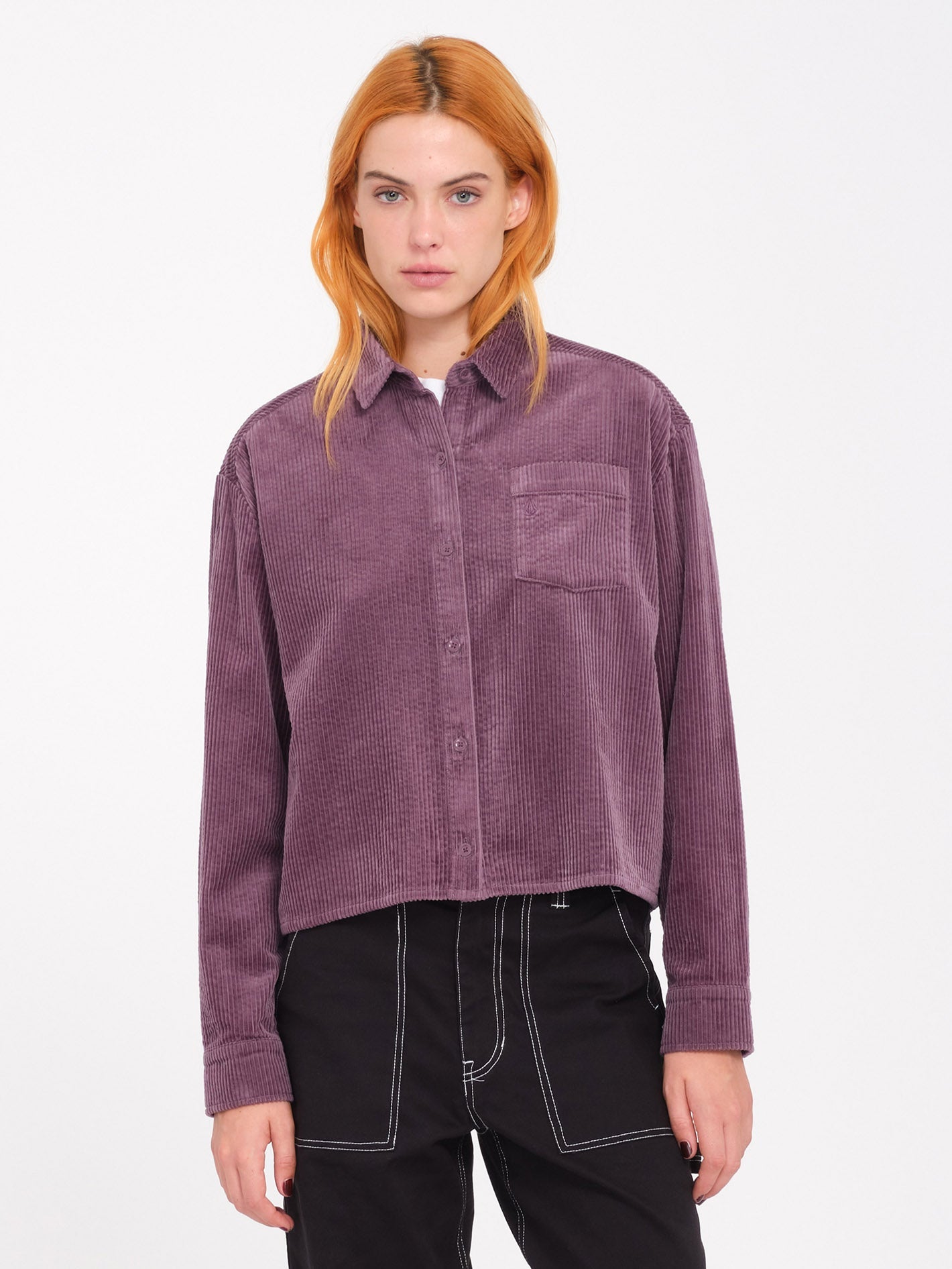 Weellow Corduroy Shirt - Vintage Violet - Women - Volcom UK