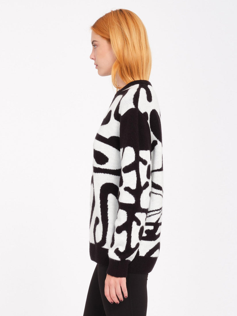 Zephyr Sweater - Black White