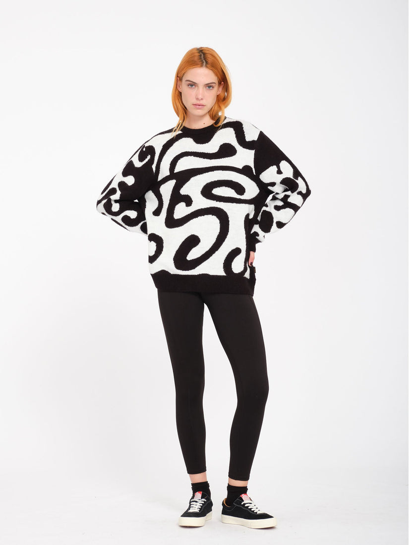 Zephyr Sweater - Black White