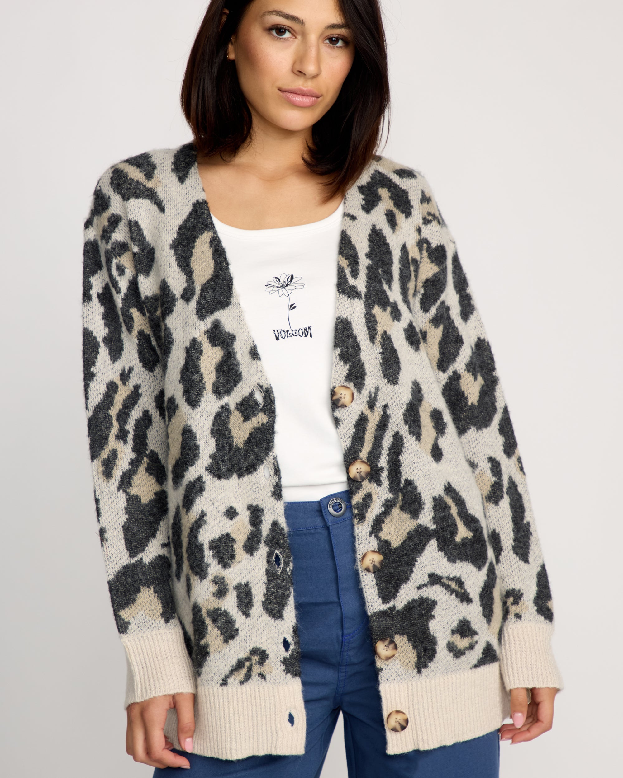 Printed Wo/Ny Cardigan スノーピークPrinted Wo/Ny Cardigan M Beige