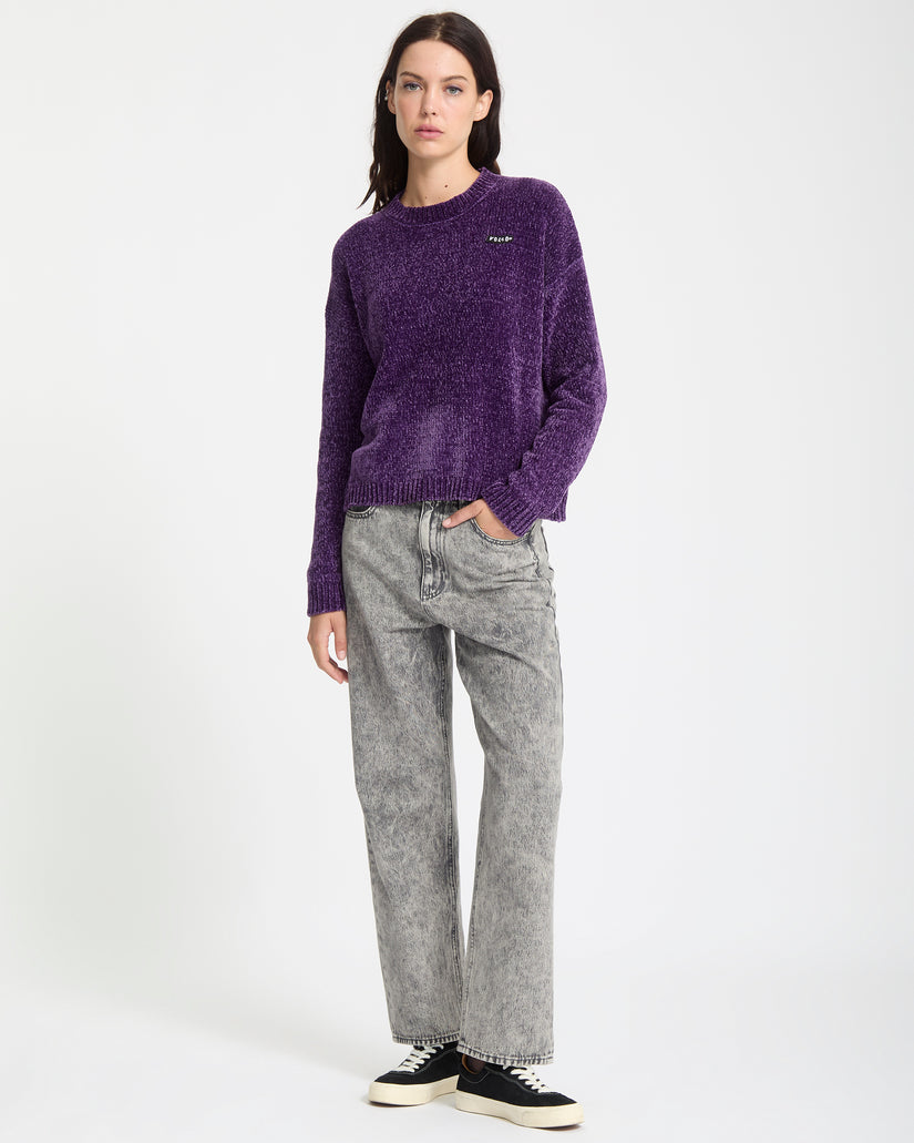 Bubble Tease Sweater - Acai