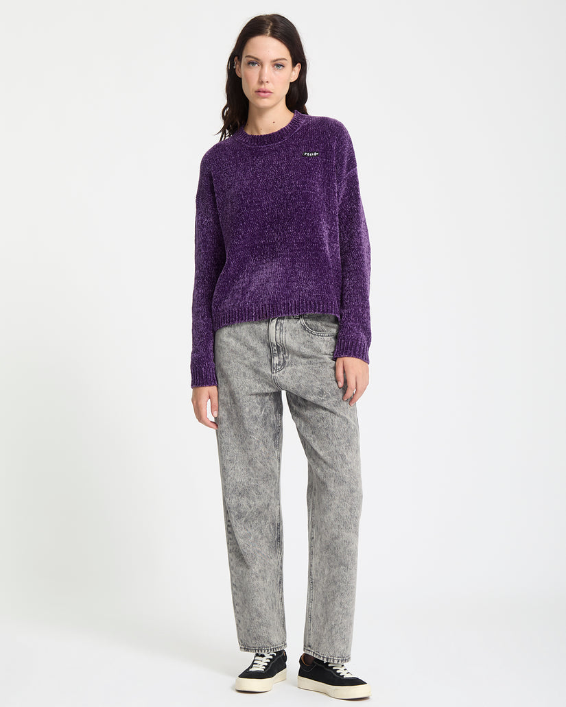 Bubble Tease Sweater - Acai