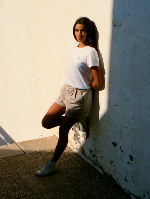 Frochickie Trouser Short - TAUPE (B0912300_TAU) [F]