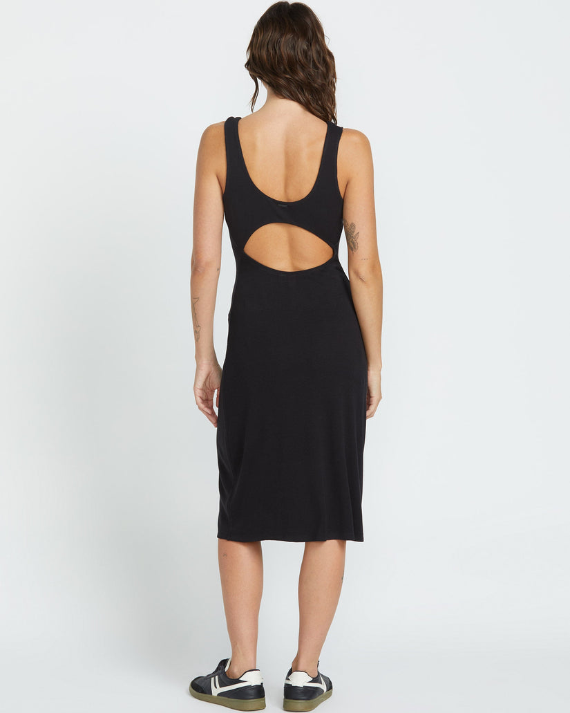 Rizzled Dress - BLACK
