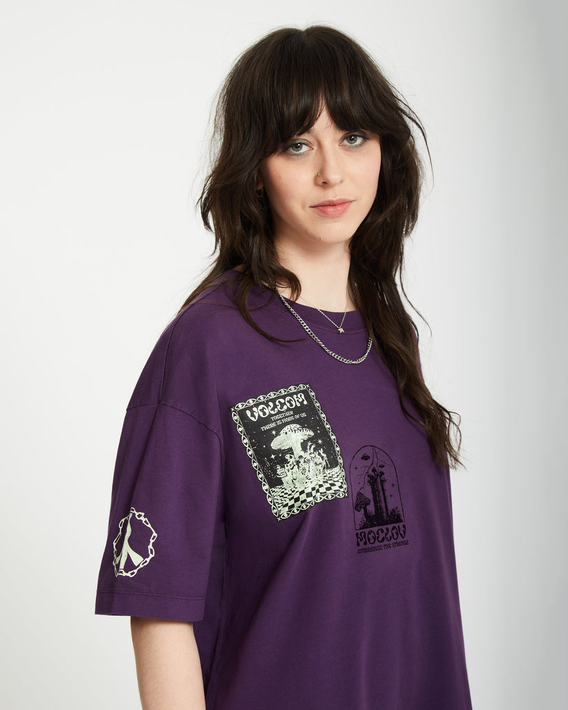 Filip Rygalski Tee Dress - GRAPE ROYALE