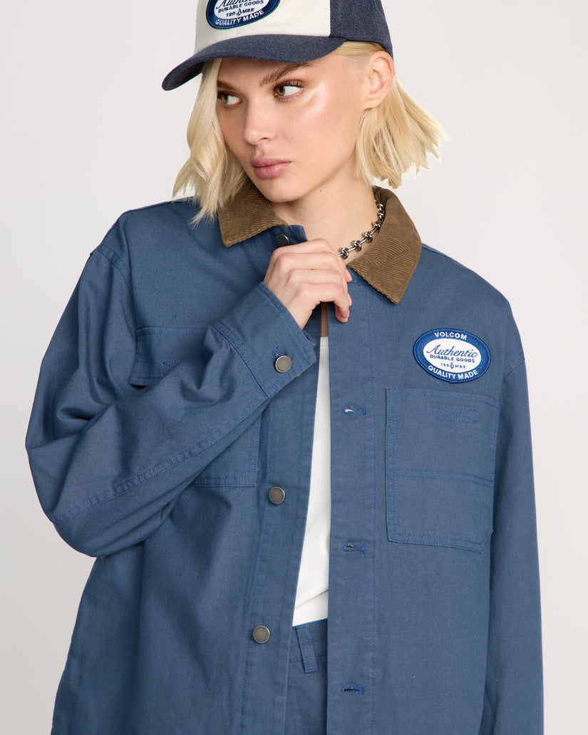 Full Cut Work Jacket - Harbor Blue