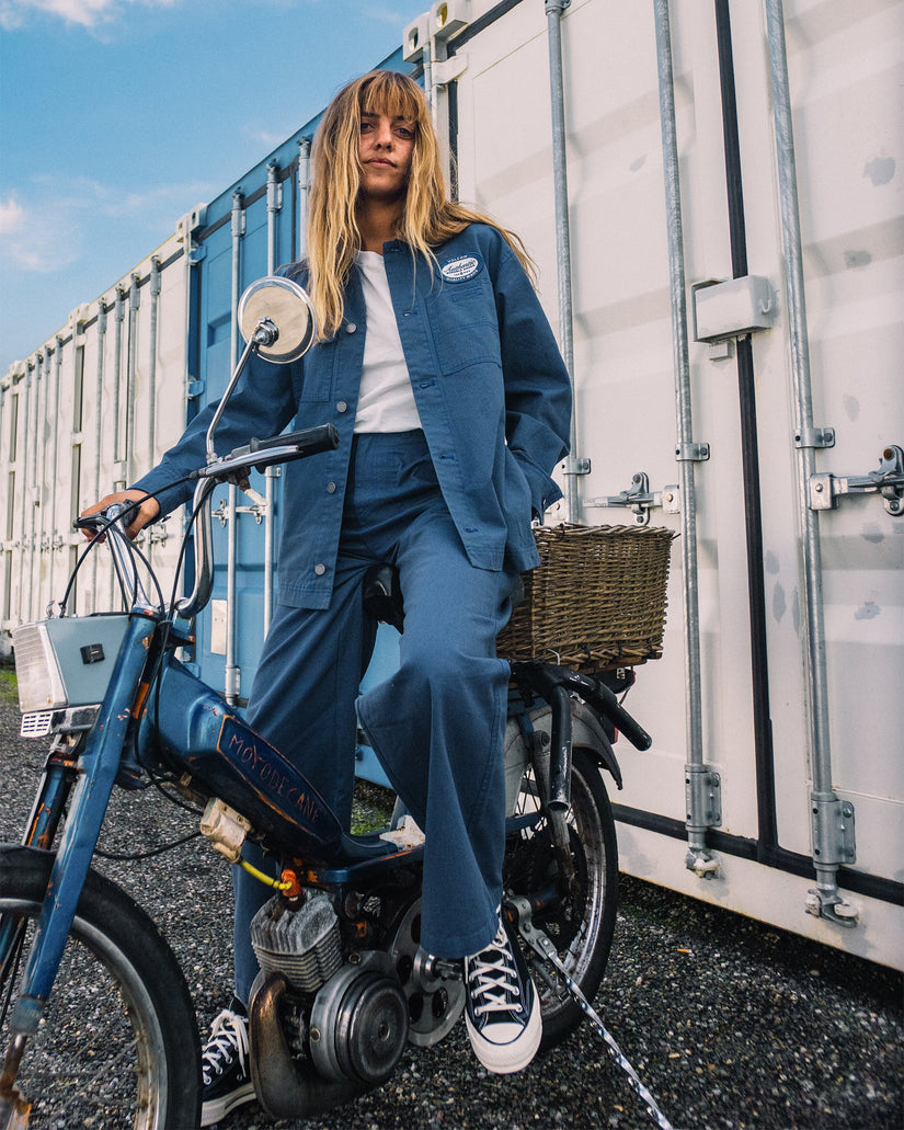 Full Cut Work Jacket - Harbor Blue