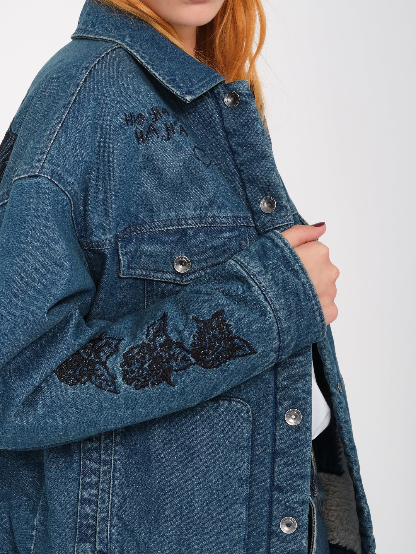 Keutchi Denim Jacket - Vintage Marbled Indigo - Women - Volcom UK