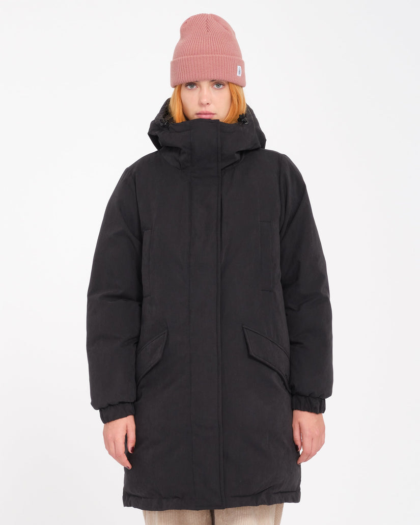 Sleepi Puff Up Parka - Black