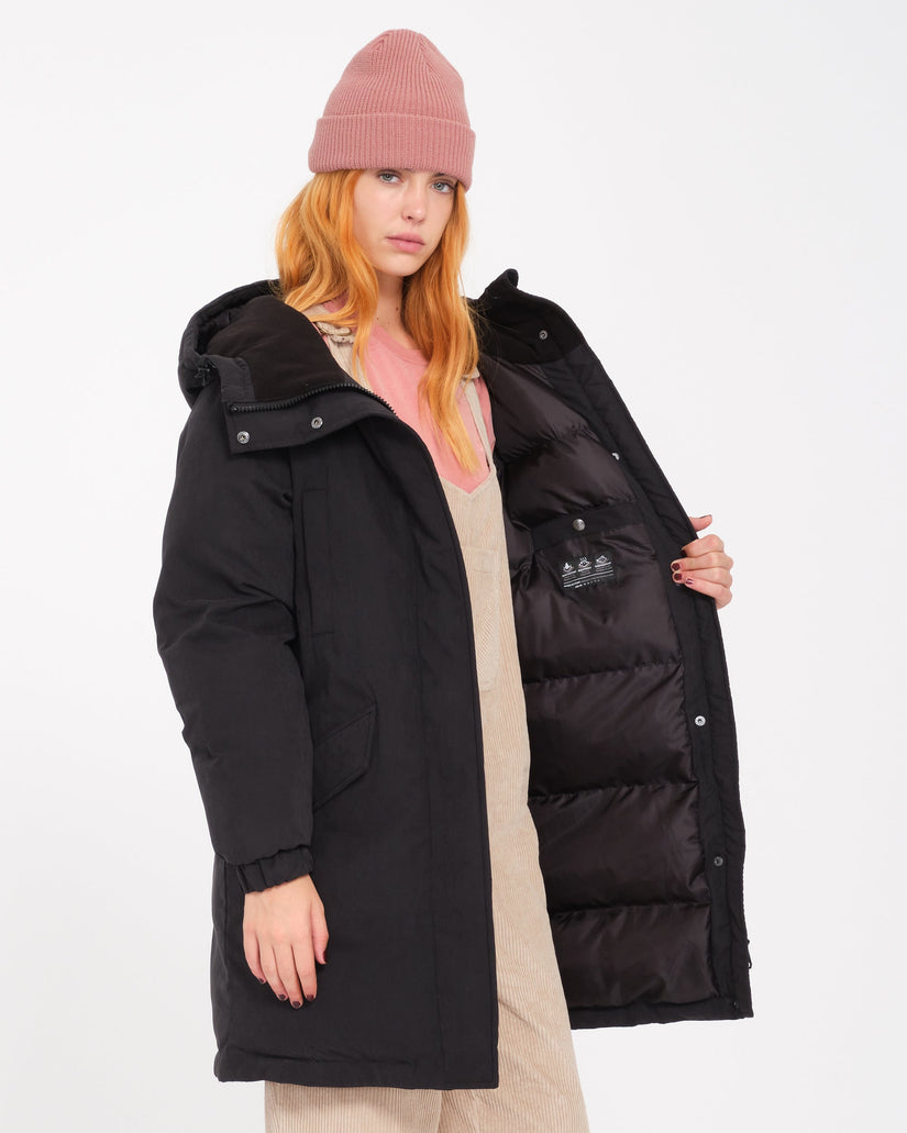 Sleepi Puff Up Parka - Black