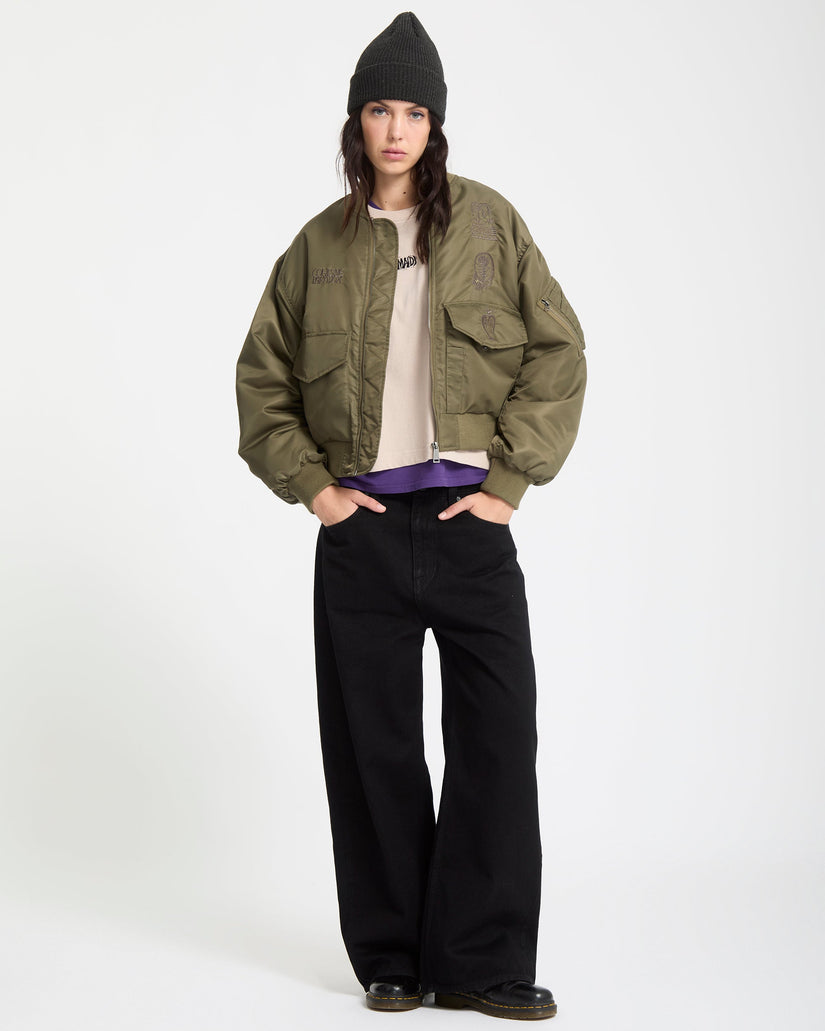 Vaderetro Bomber Jacket - Wintermoss