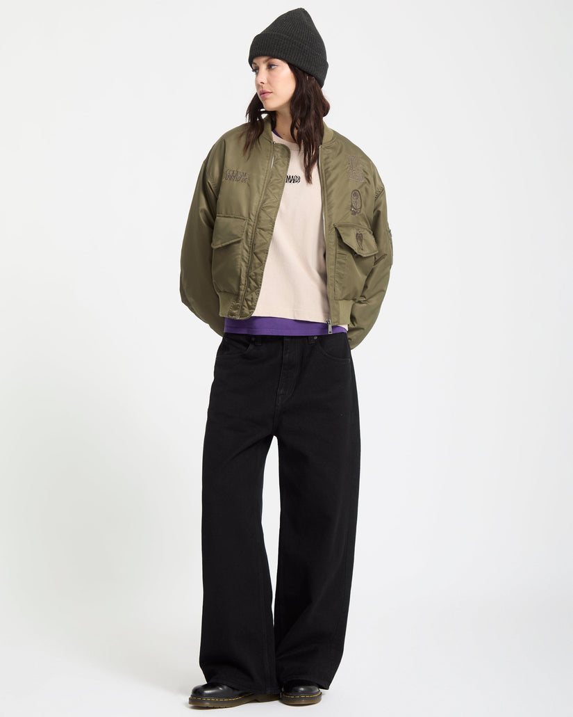 Vaderetro Bomber Jacket - Wintermoss