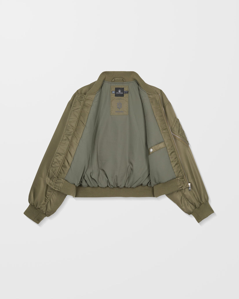 Vaderetro Bomber Jacket - Wintermoss