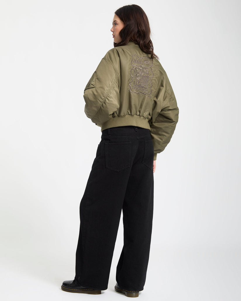 Vaderetro Bomber Jacket - Wintermoss