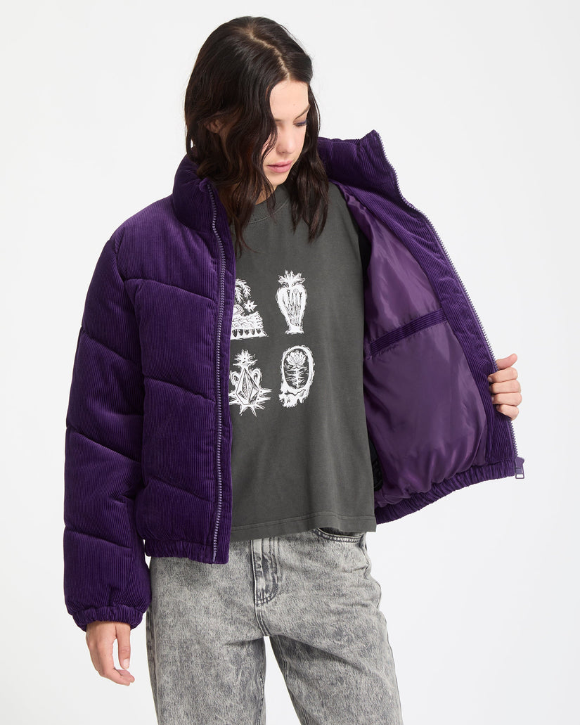 Cord'N Stone Puff Jacket - Acai