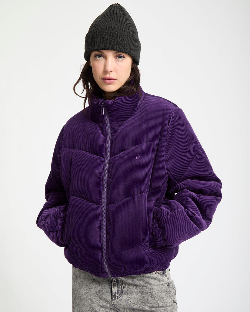 Cord'N Stone Puff Jacket - Acai