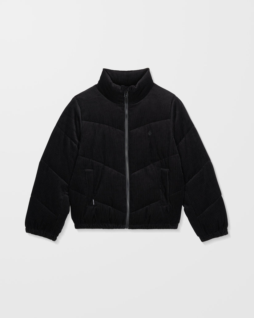 Cord'N Stone Puff Jacket - Black