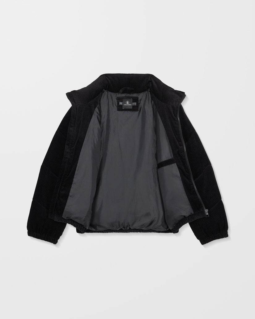 Cord'N Stone Puff Jacket - Black