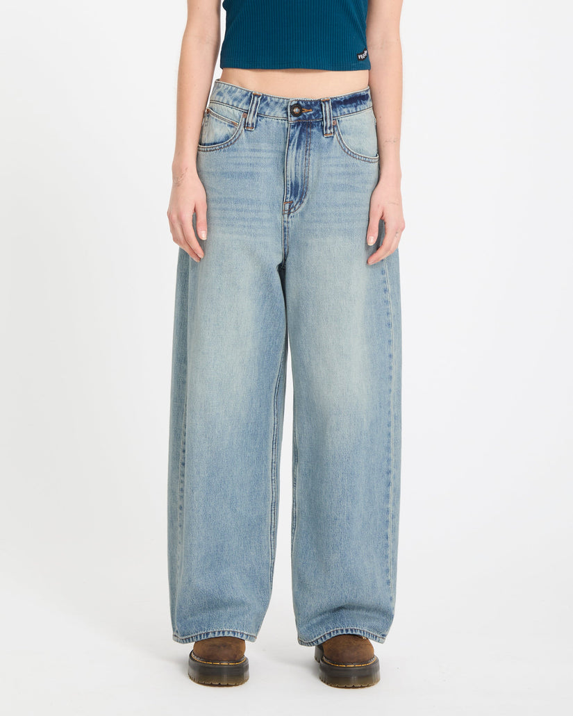 Beeggy Jeans - Dusty Blue Wash