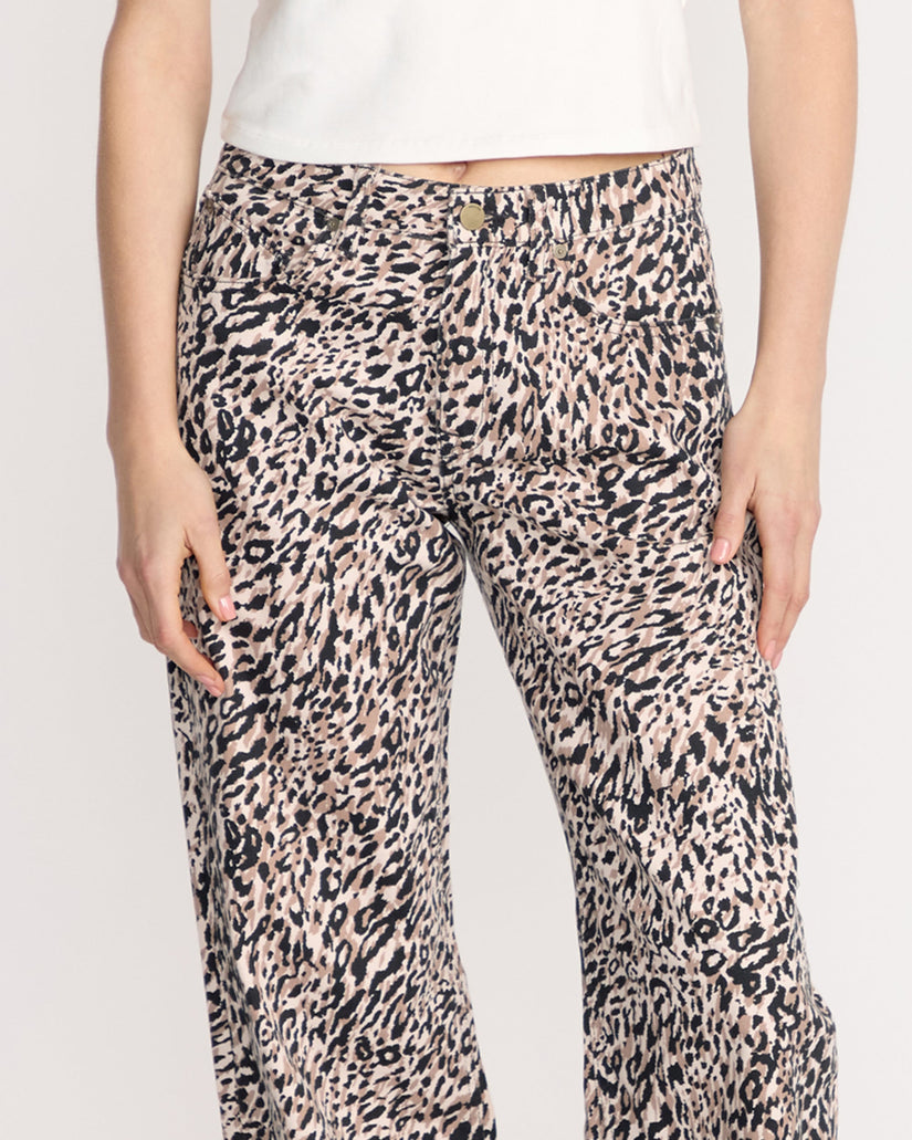 Stoned Boyfriend Lowrise Jeans - Animal Print