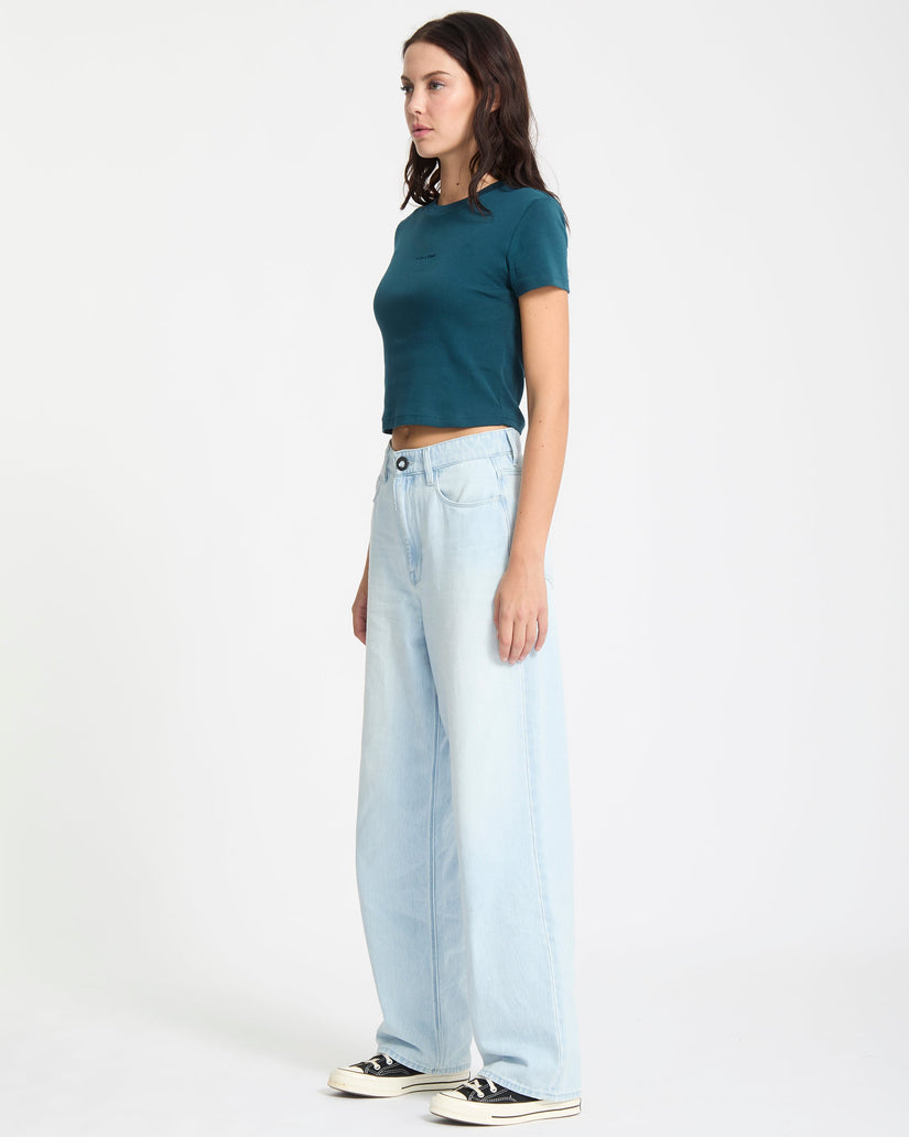 Weellow II Jeans - Bleached Aqua
