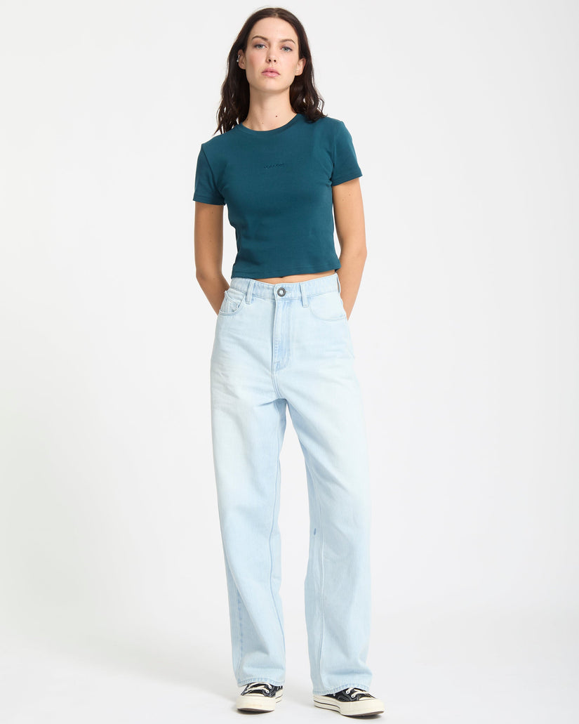 Weellow II Jeans - Bleached Aqua