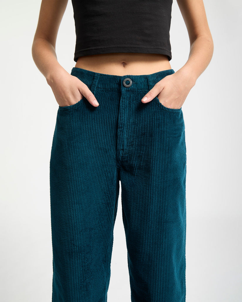 Weellow II Corduroy Trousers - Emerald Green