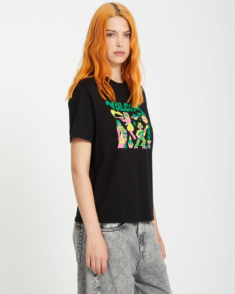 Radical Daze Up T-shirt - BLACK