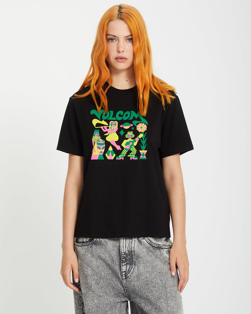Radical Daze Up T-shirt - BLACK