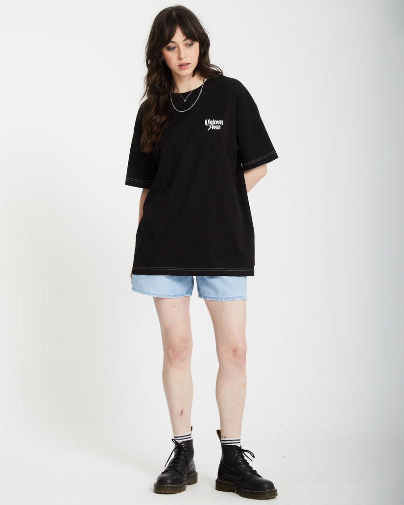 Stoneher T-shirt - BLACK