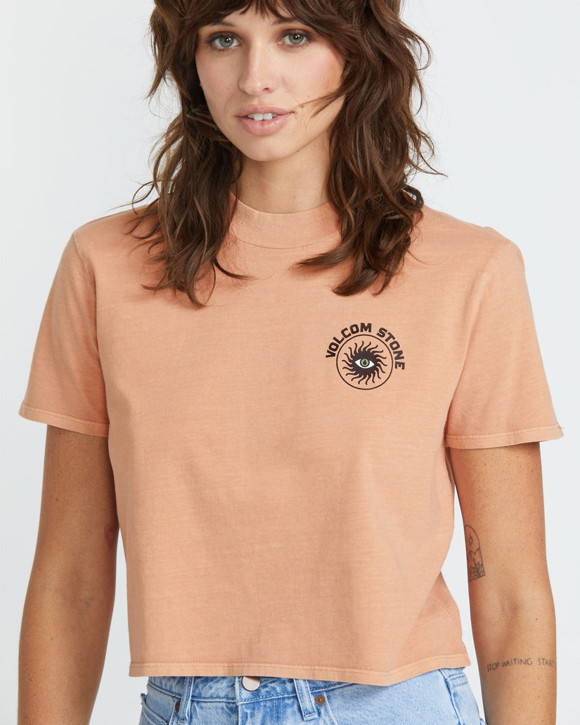 Dial T-shirt - SAND BROWN