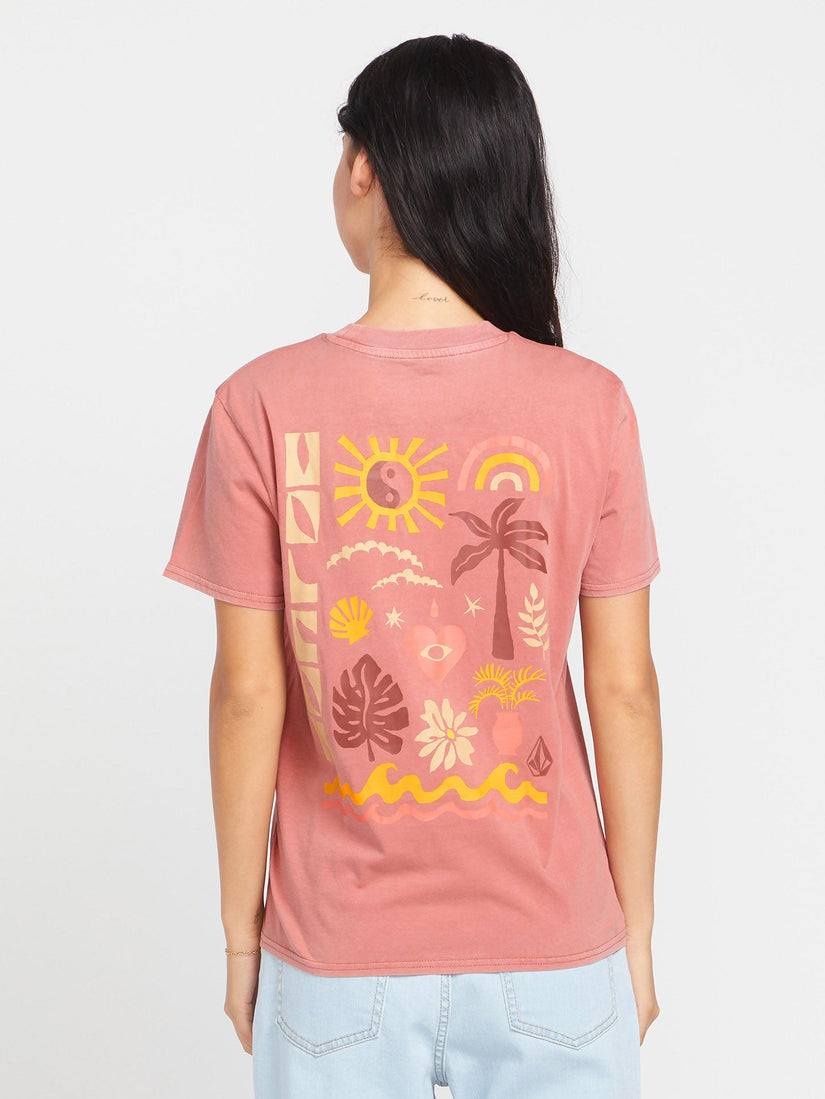 Lock It Up T-Shirt - Mauve Rose