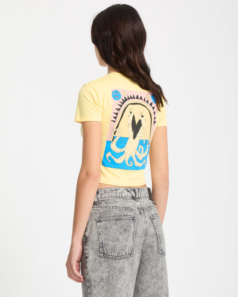 Moove On T-Shirt - Dawn Yellow