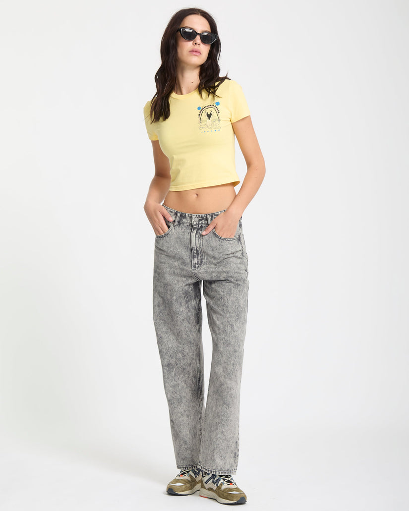 Moove On T-Shirt - Dawn Yellow