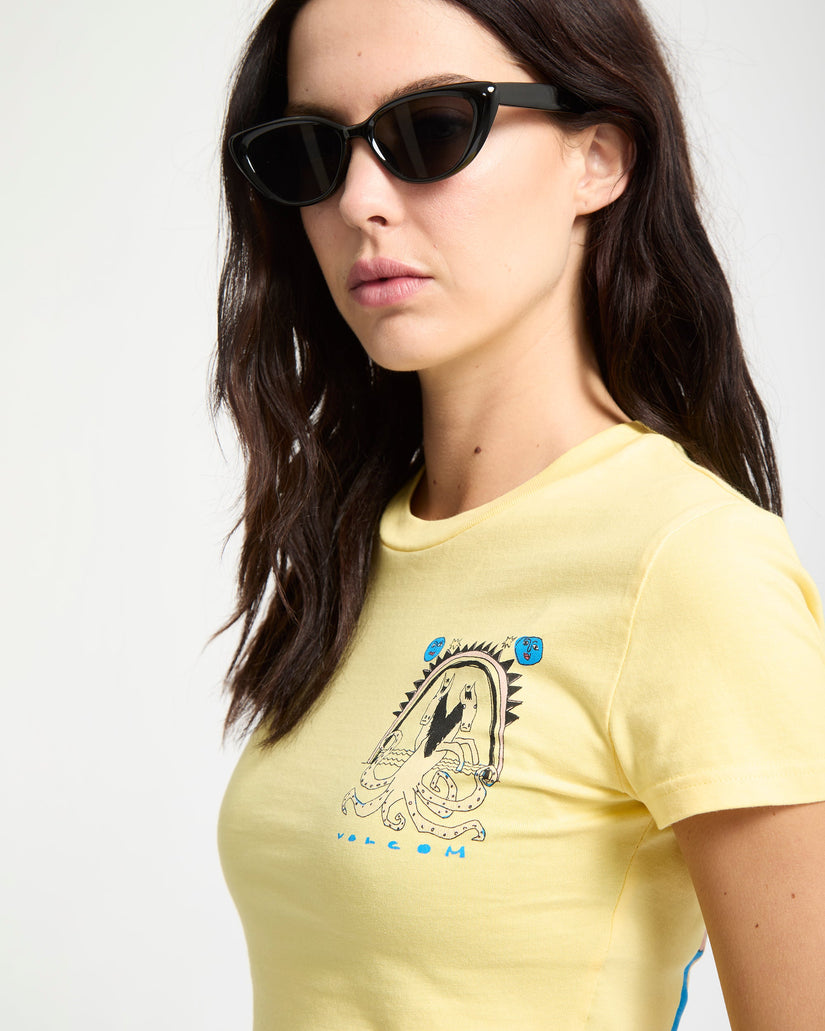 Moove On T-Shirt - Dawn Yellow