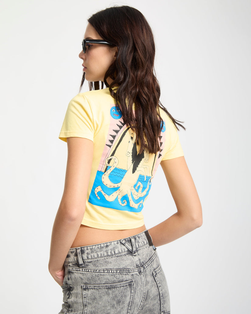 Moove On T-Shirt - Dawn Yellow