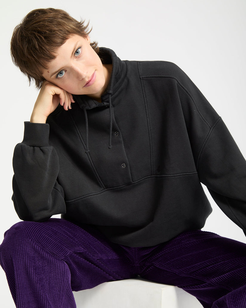 Reetrostone Sweatshirt - Vintage Black