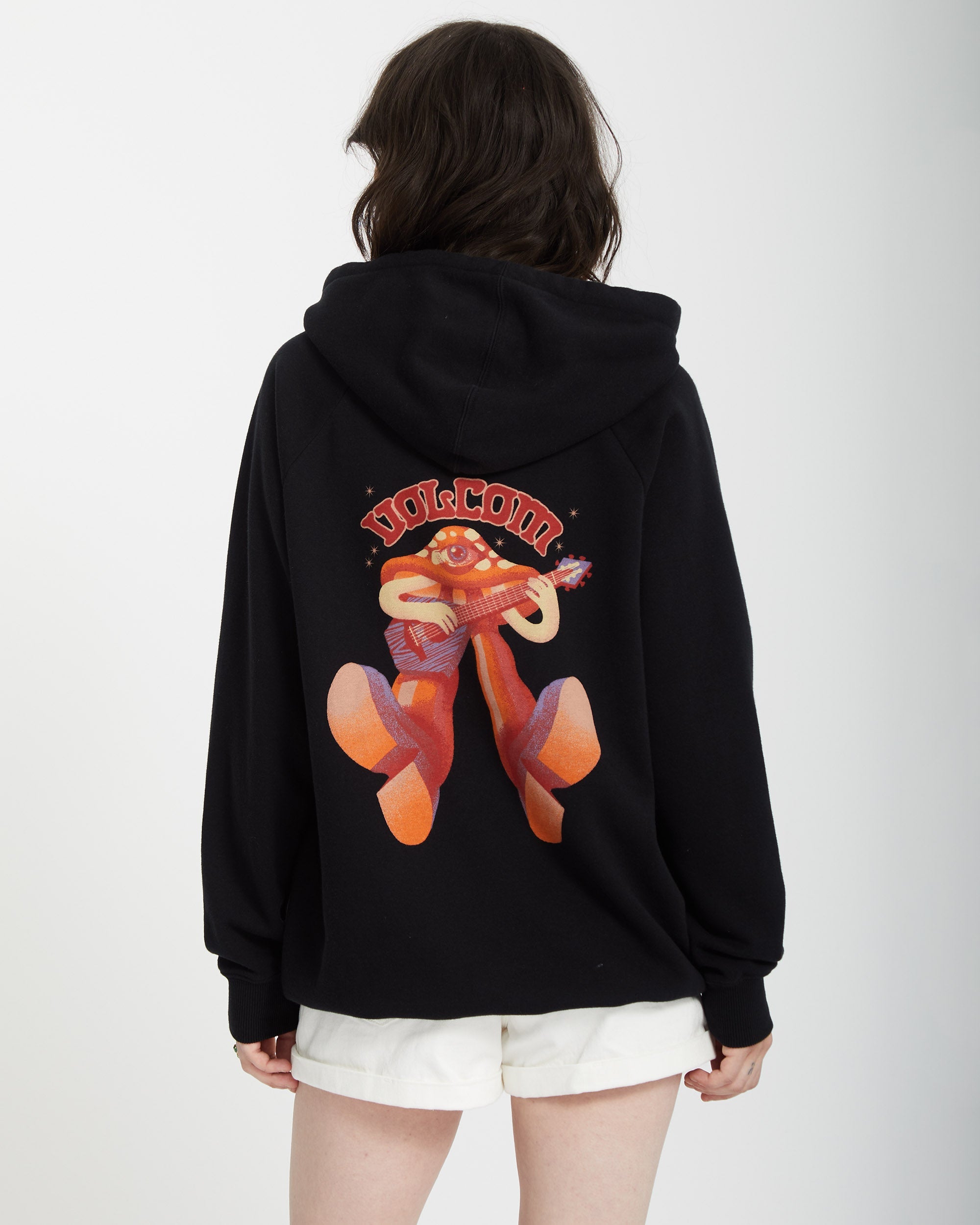 Sunny Wild Terry Cloth Hoodie - ROSEWOOD - Women - Volcom UK